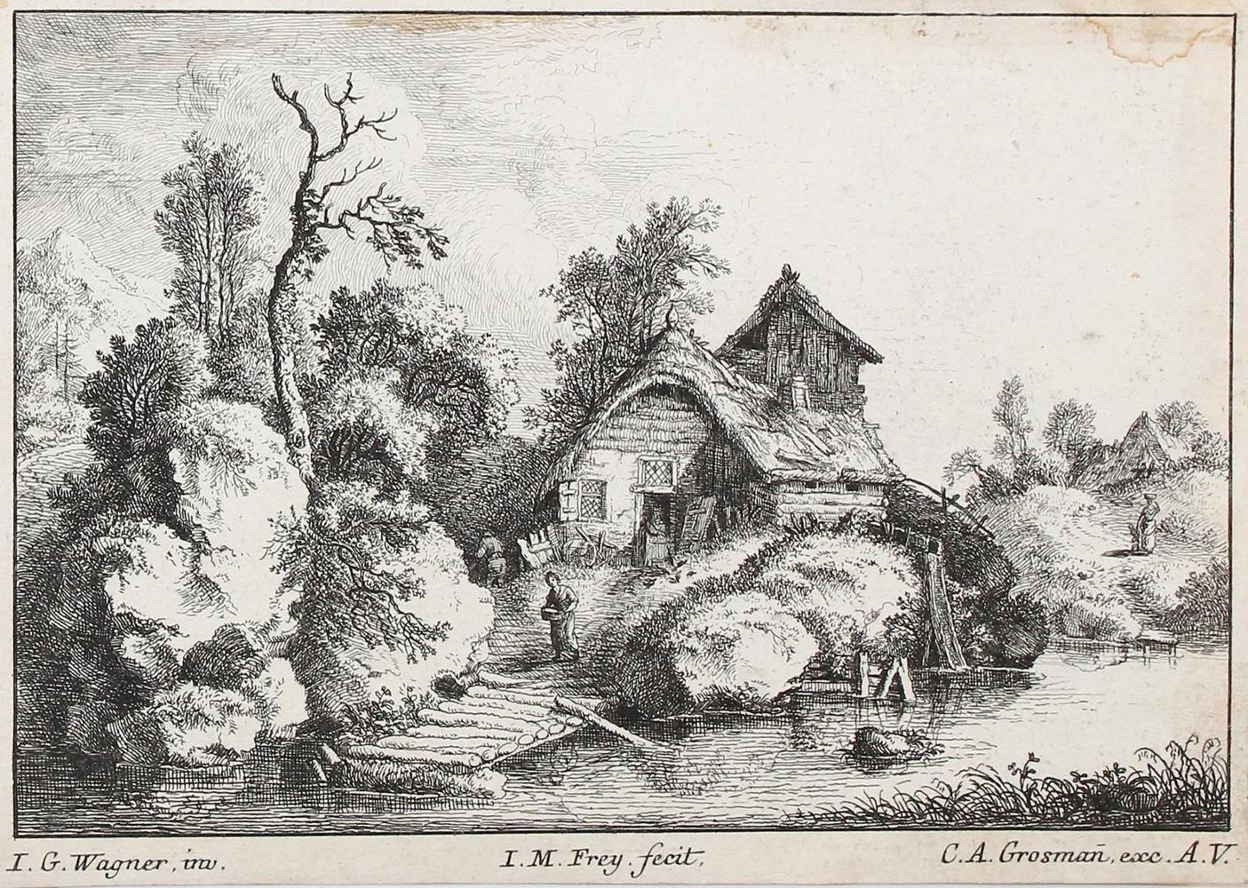 Große Abbildung Nr.1: 121-2585 Frey, Johann Michael: (Künstlergraphik)