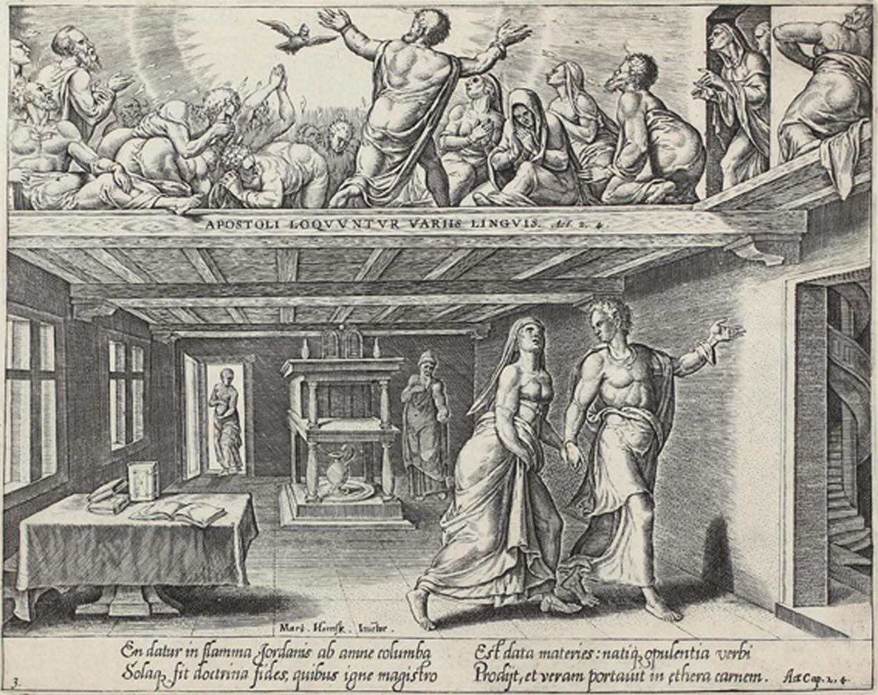 Große Abbildung Nr.1: 121-2636 Galle, Philipp: (Künstlergraphik)