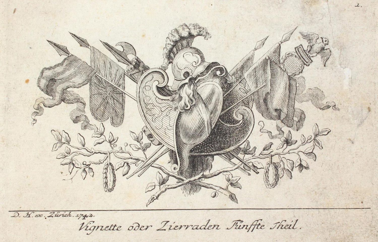 Große Abbildung Nr.1: 121-2713 Herrliberger, David: (Künstlergraphik)