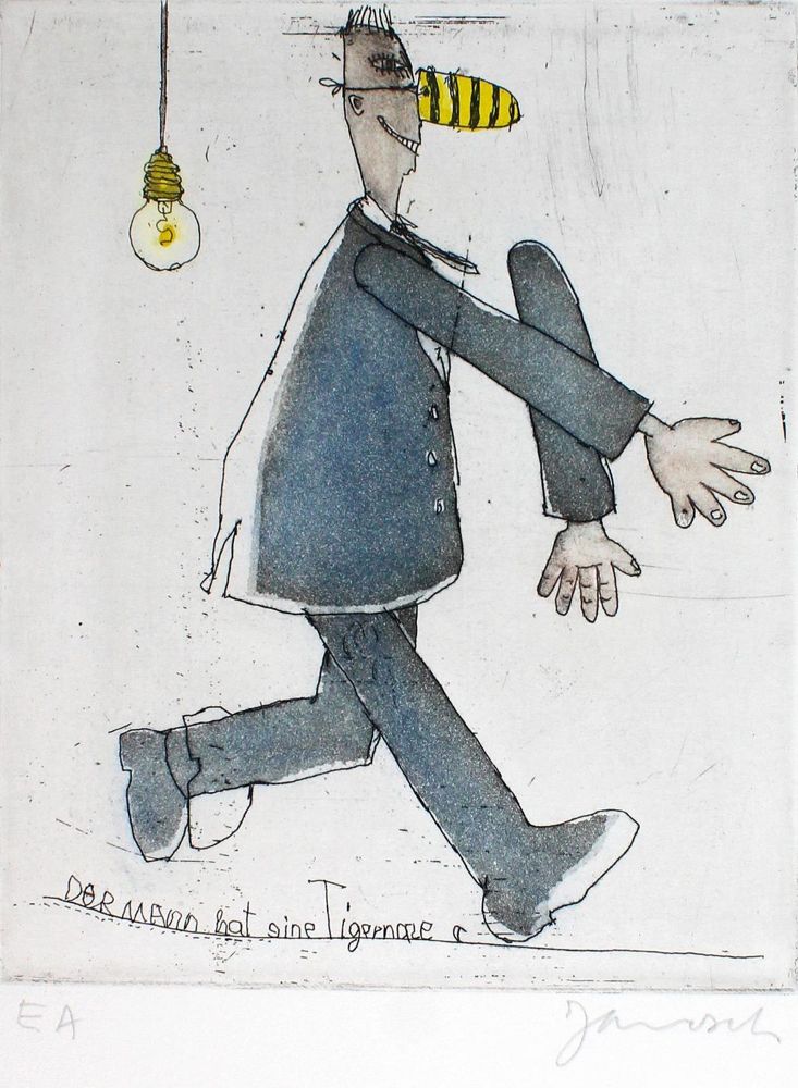 Große Abbildung Nr.3: 121-2747 Janosch (d.i. Horst Eckert,: (Künstlergraphik)