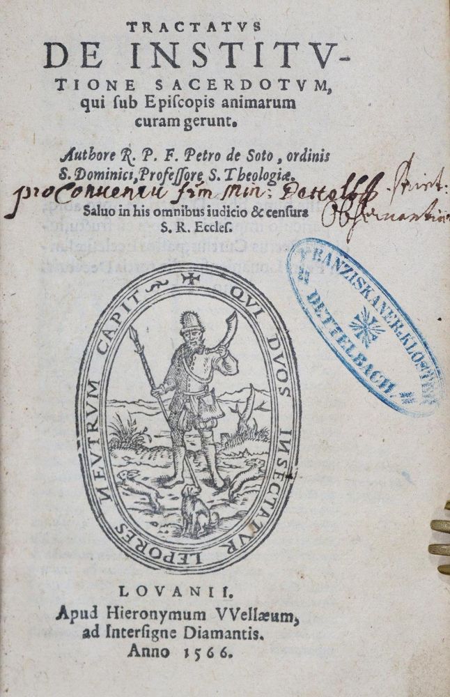 Große Abbildung Nr.1: 121-275 Soto,P.de.: (Alte Drucke, Handschriften und Theologie)