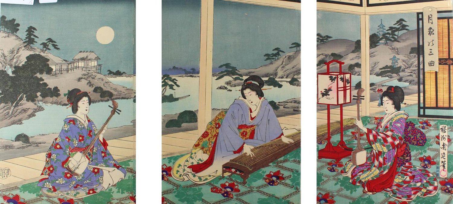 Große Abbildung Nr.1: 121-2757 Chikanobu, Toyohara: (Künstlergraphik, Japan)