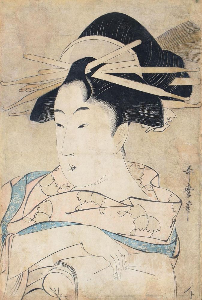 Große Abbildung Nr.1: 121-2767 Kitagawa, Utamaro I: (Künstlergraphik, Japan)