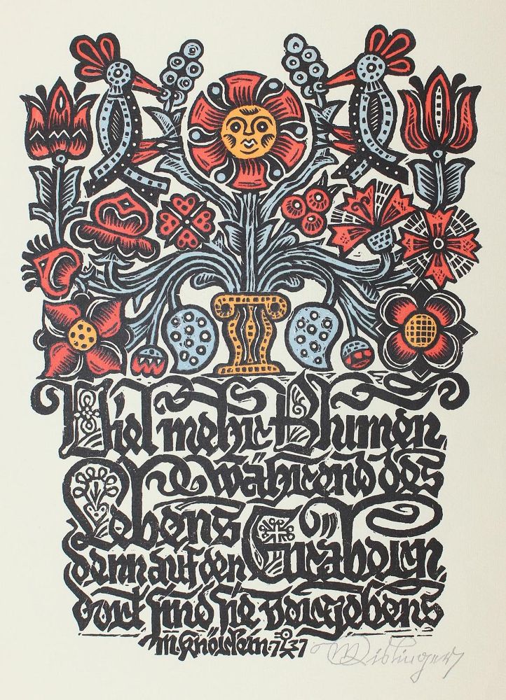 Große Abbildung Nr.1: 121-2803 Kislinger, Max: (Künstlergraphik)