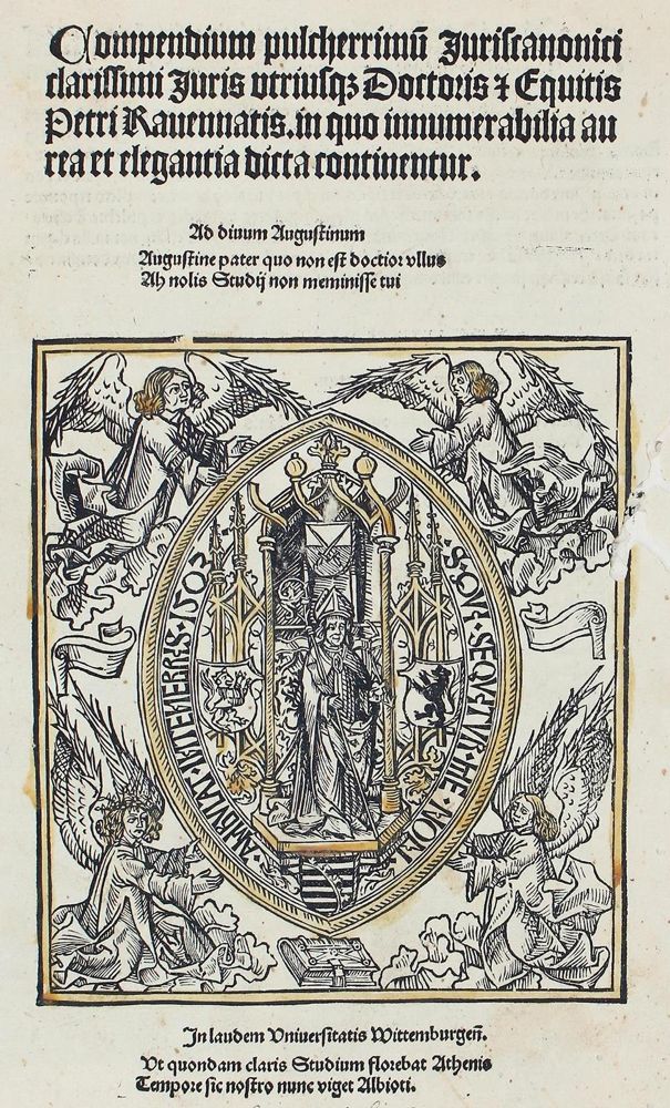 Große Abbildung Nr.1: 121-282 Tommai,P. (Petrus Ravennatis).: (Alte Drucke, Handschriften und Theologie)