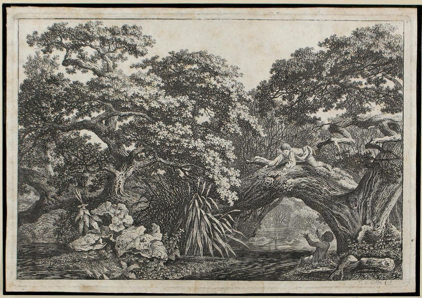 Große Abbildung Nr.1: 121-2849 Kolbe, Carl Wilhelm: (Künstlergraphik)