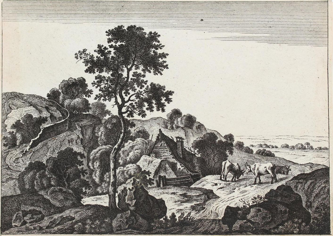 Große Abbildung Nr.1: 121-2907 Landschaften.: (Künstlergraphik)