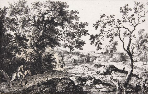 Große Abbildung Nr.1: 121-2910 Konvolut: (Künstlergraphik, Landschaften)
