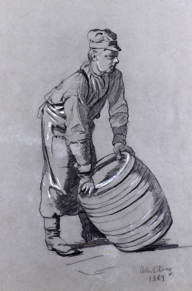 Große Abbildung Nr.11: 121-2911 Lang, Albert: (Künstlergraphik)