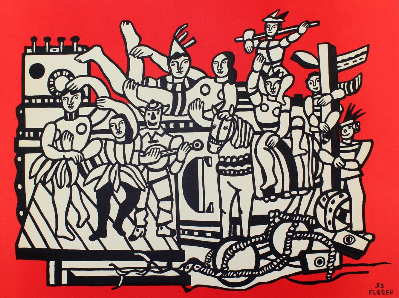 Große Abbildung Nr.1: 121-2924 Léger, Fernand: (Künstlergraphik)