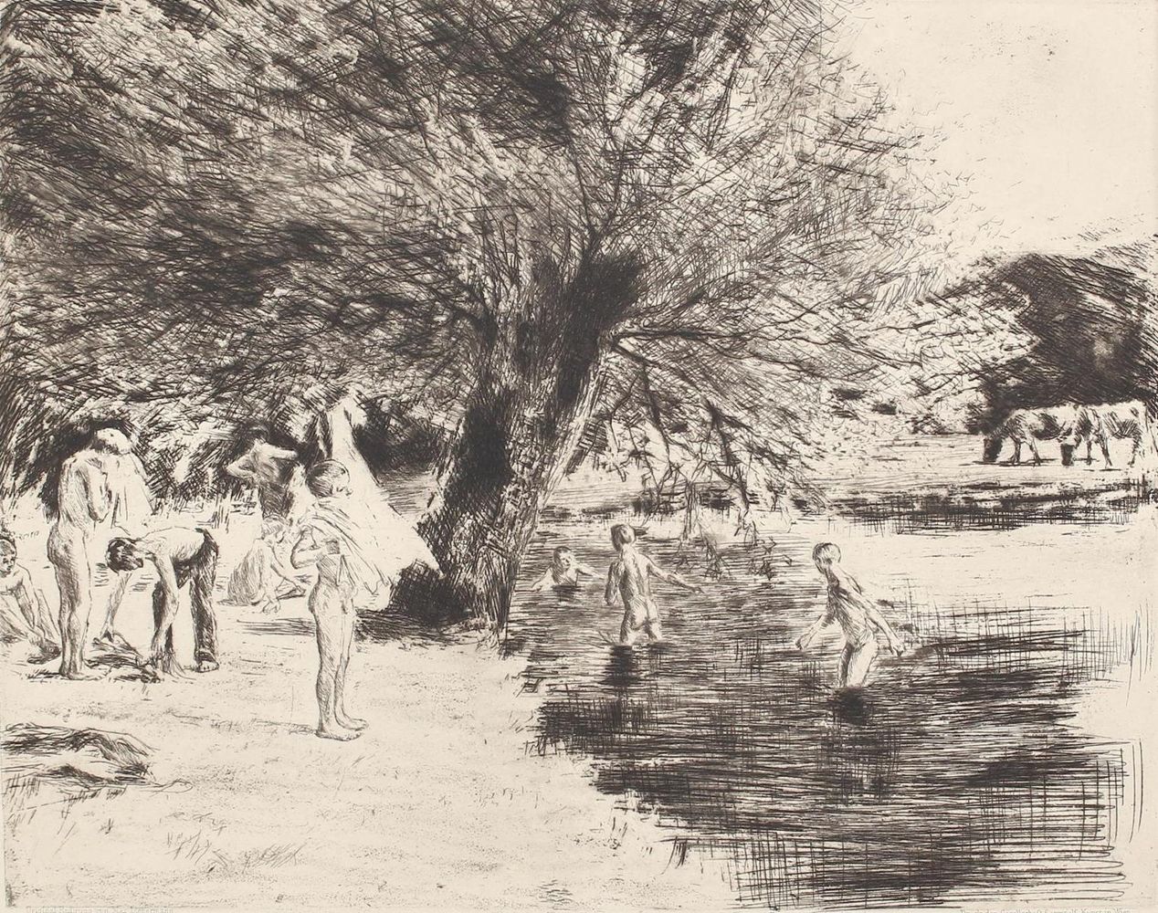 Große Abbildung Nr.1: 121-2947 Liebermann, Max: (Künstlergraphik)