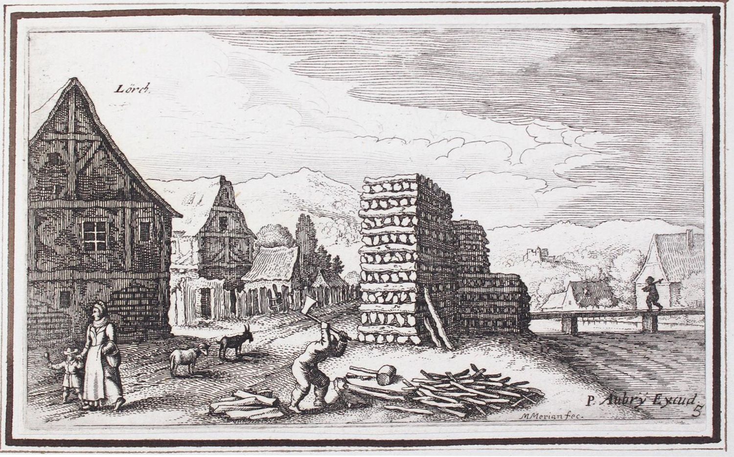 Große Abbildung Nr.3: 121-3004 Merian, Matthäus: (Künstlergraphik)