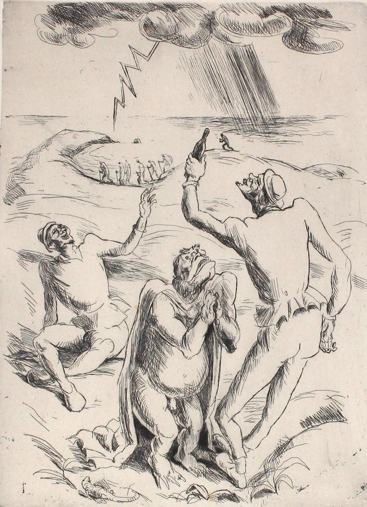 Große Abbildung Nr.3: 121-3014 Meseck, Felix: (Künstlergraphik)
