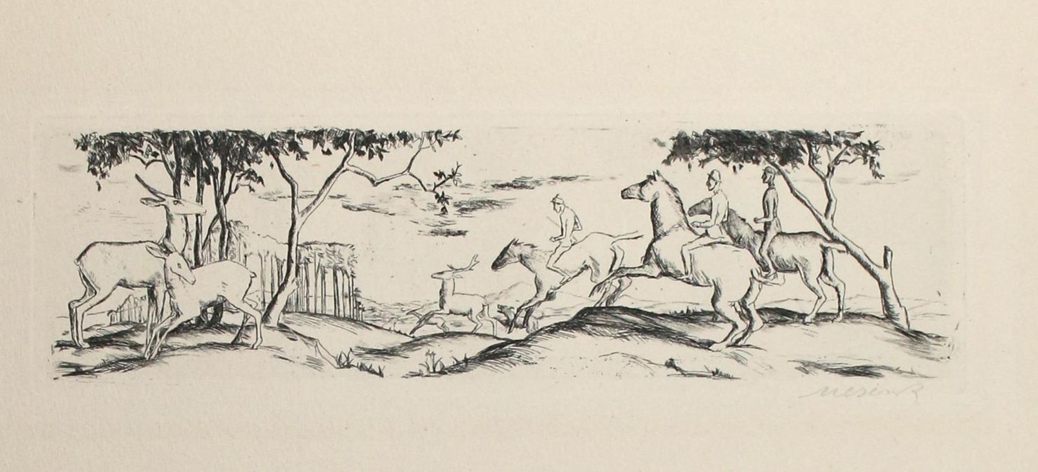 Große Abbildung Nr.2: 121-3015 Meseck, Felix: (Künstlergraphik)