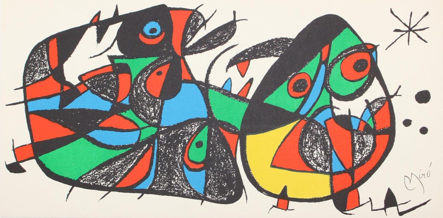 Große Abbildung Nr.1: 121-3024 Miro, Joan: (Künstlergraphik)