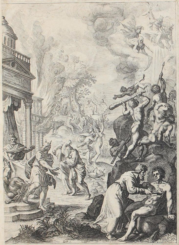 Große Abbildung Nr.1: 121-3061 Unbekannter Graphiker: (Künstlergraphik, Ovid)