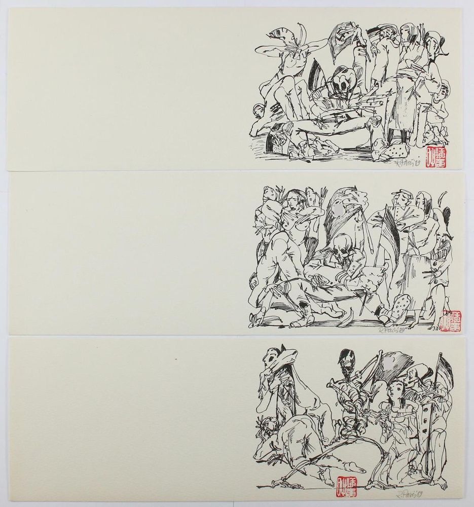 Große Abbildung Nr.2: 121-3062 Paris, Ronald: (Künstlergraphik)