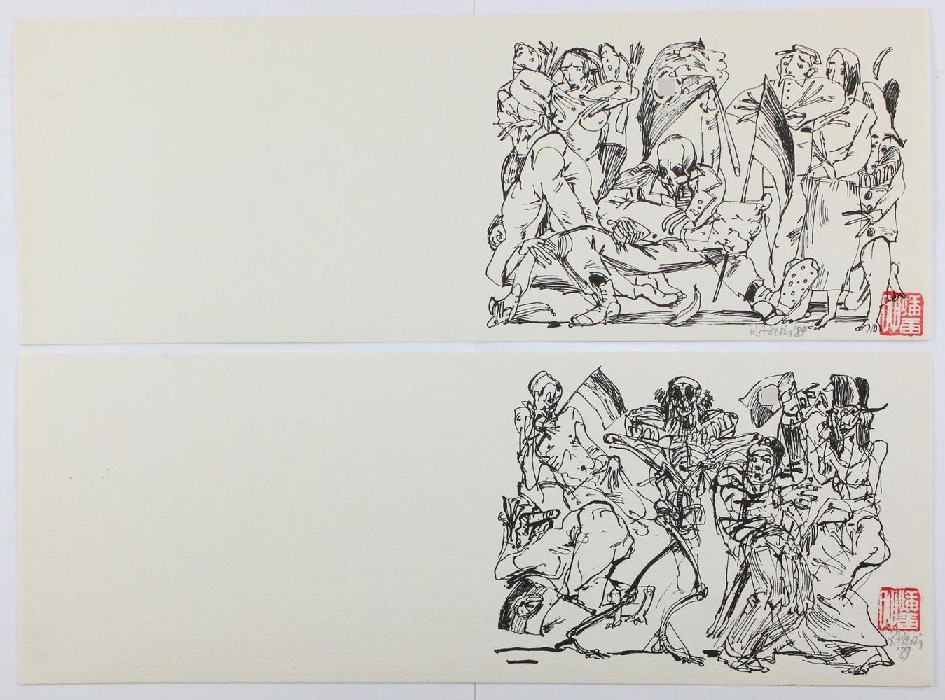 Große Abbildung Nr.2: 121-3063 Paris, Ronald: (Künstlergraphik)