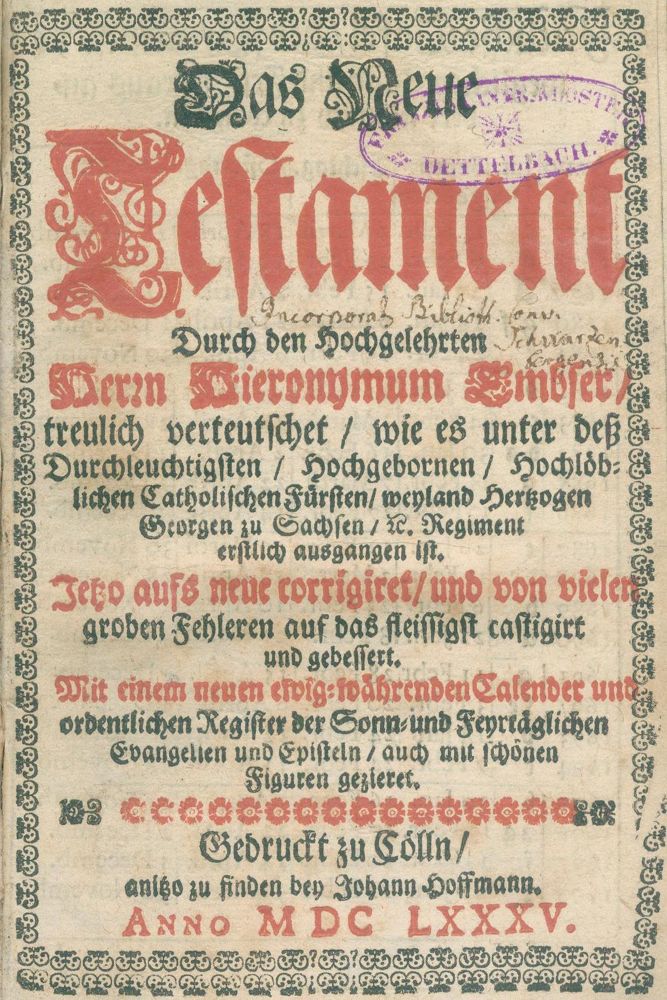 Große Abbildung Nr.1: 121-31 Biblia germanica.: (Bibeln)