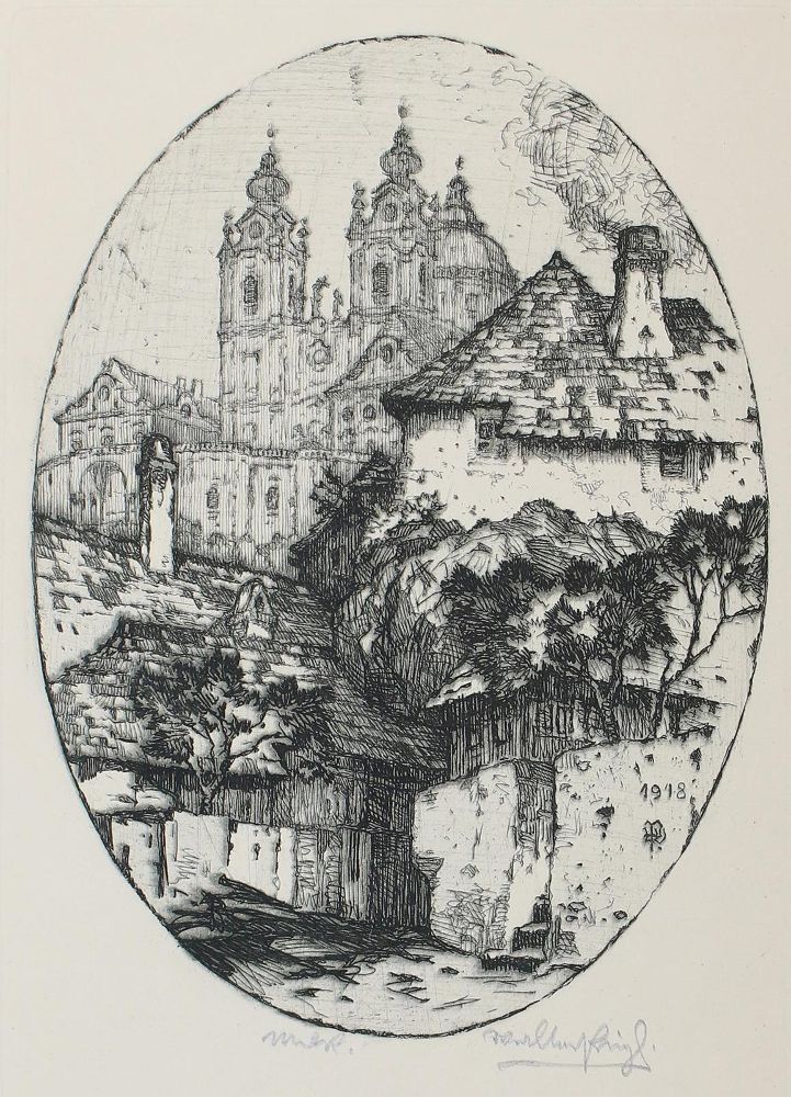 Große Abbildung Nr.1: 121-3141 Prinzl, Walter: (Künstlergraphik)