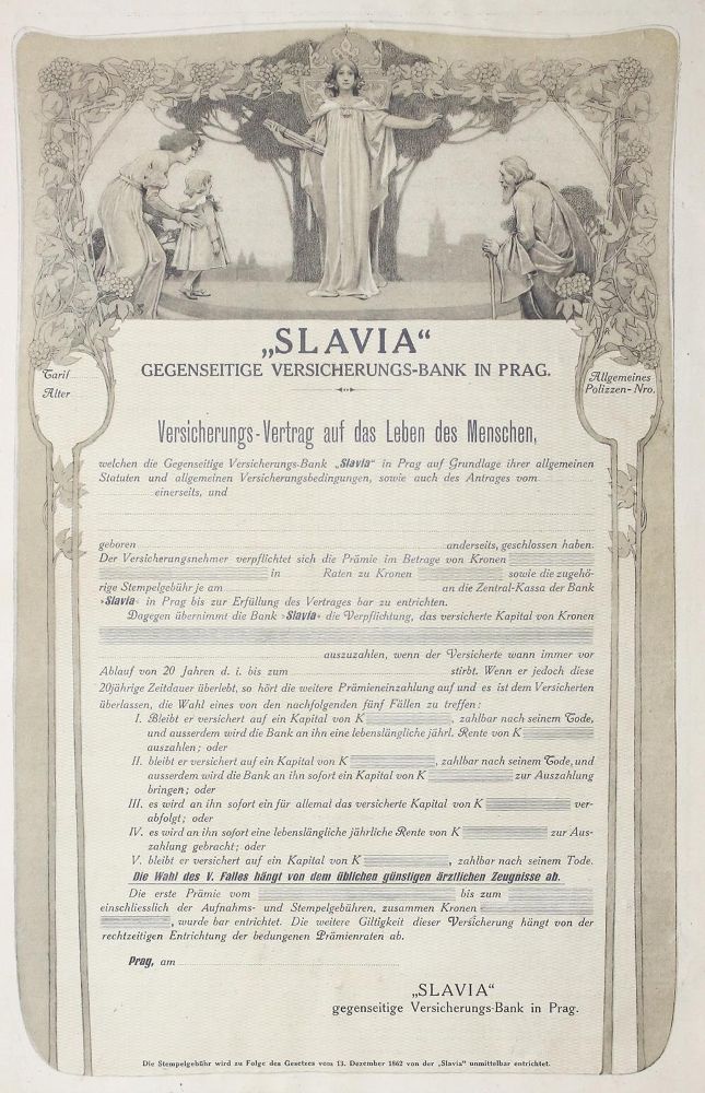 Große Abbildung Nr.1: 121-317 Slavia.: (Wirtschaft, Versicherung)