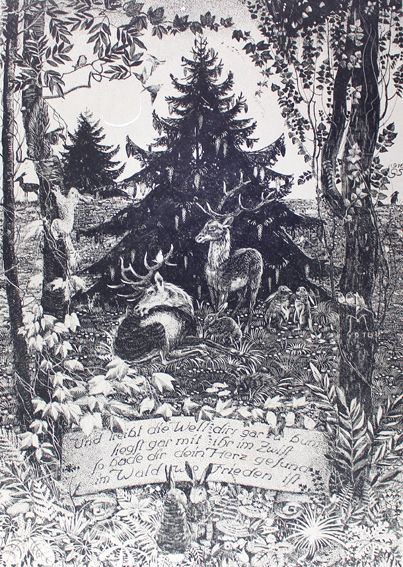 Große Abbildung Nr.1: 121-3258 Siebert, Georg: (Künstlergraphik)
