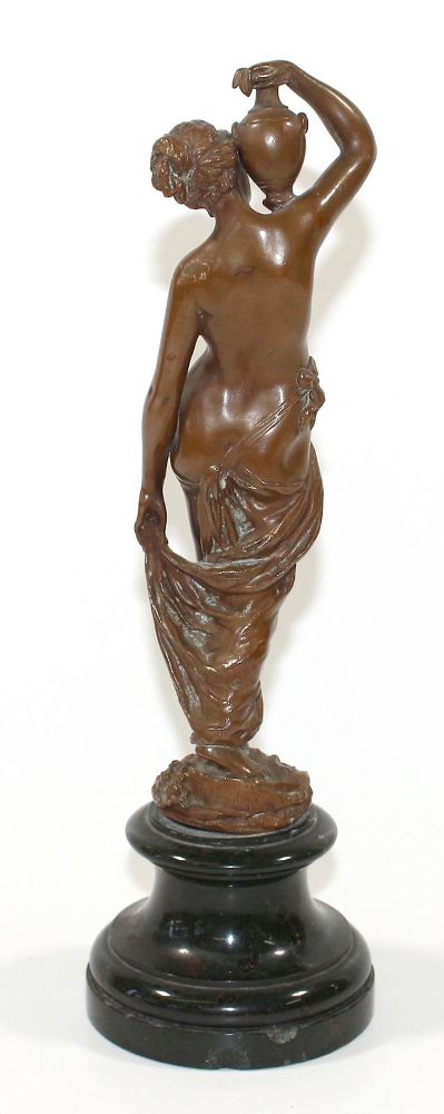 Große Abbildung Nr.2: 121-3272 Halbakt, Bacchantin Bronze: (Künstlergraphik, Skulpturen - Plastiken)