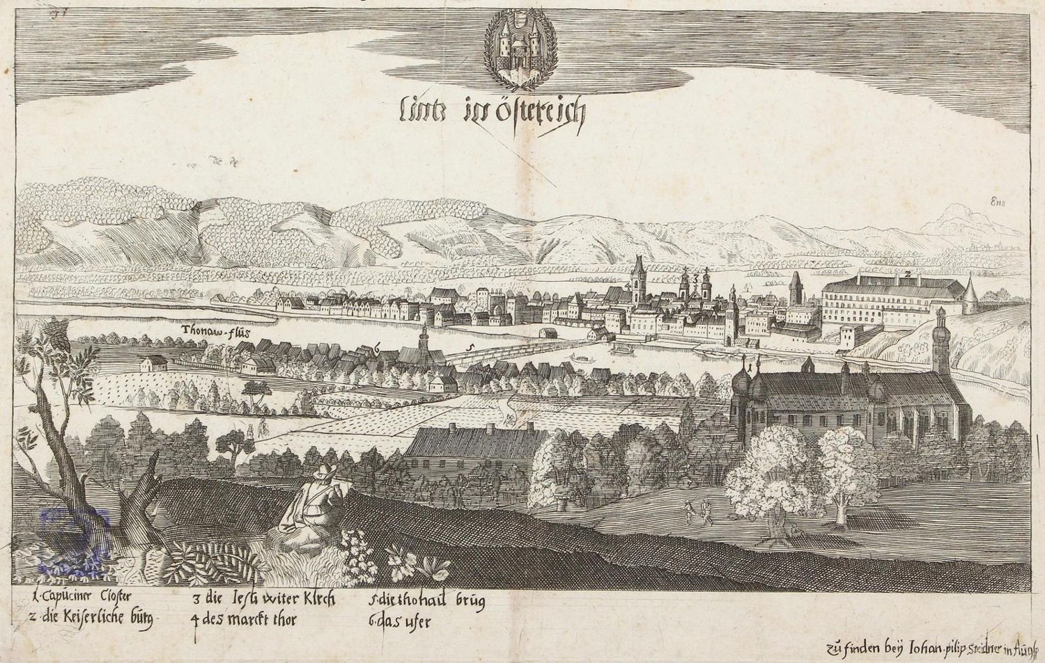 Große Abbildung Nr.1: 121-3318 Steidner, Johann Philip: (Künstlergraphik)
