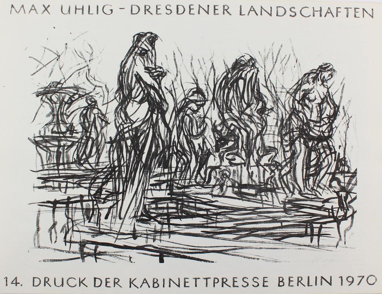 Große Abbildung Nr.1: 121-3357 Uhlig, Max: (Künstlergraphik)