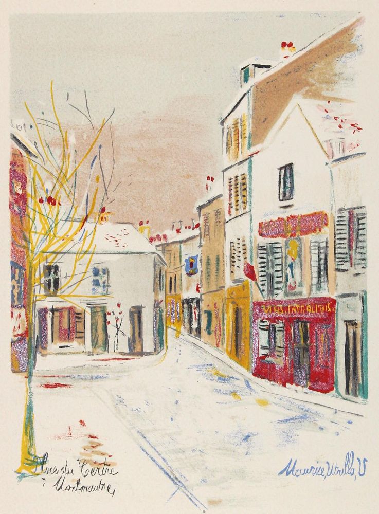 Große Abbildung Nr.2: 121-3383 Carco,F. (d.i. F.Carcopino-Tusoli).: (Künstlergraphik, Utrillo)