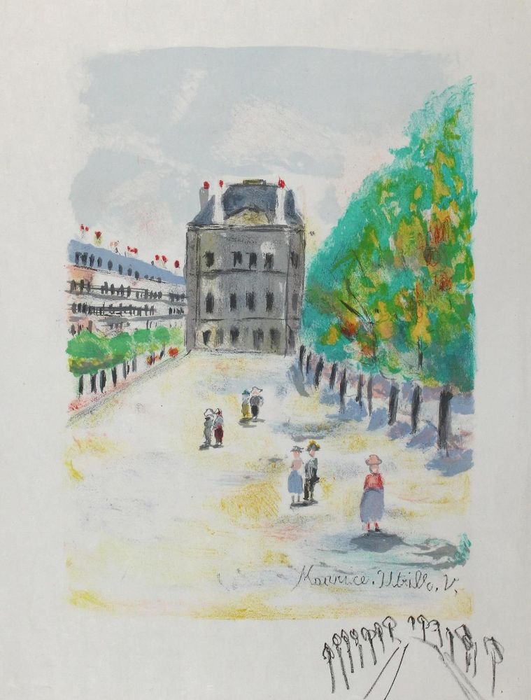 Große Abbildung Nr.1: 121-3384 Utrillo, Maurice: (Künstlergraphik)