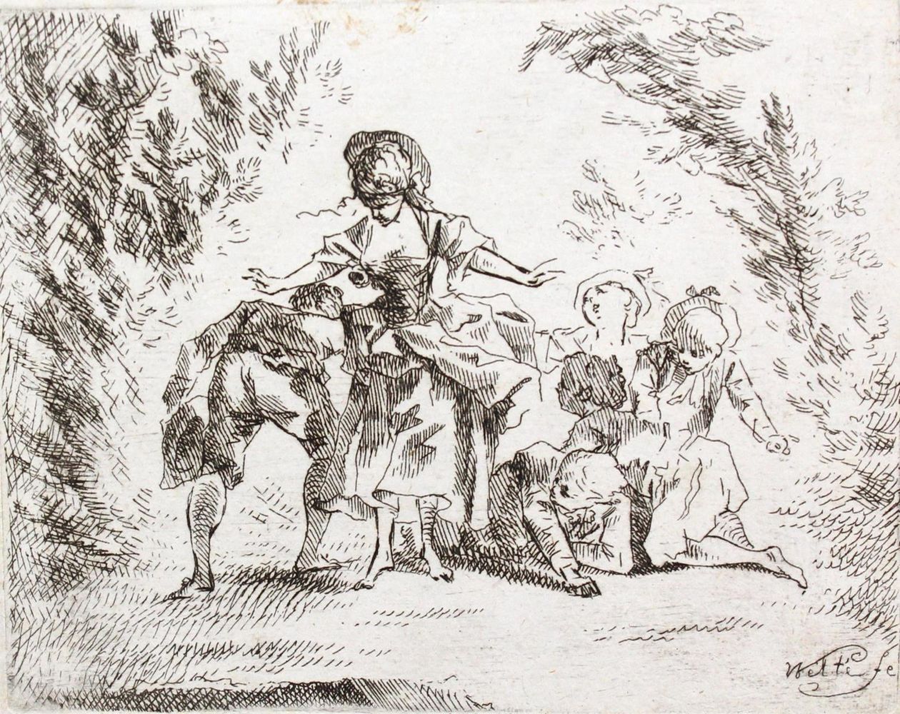 Große Abbildung Nr.2: 121-3423 Welté, Gottlieb: (Künstlergraphik)