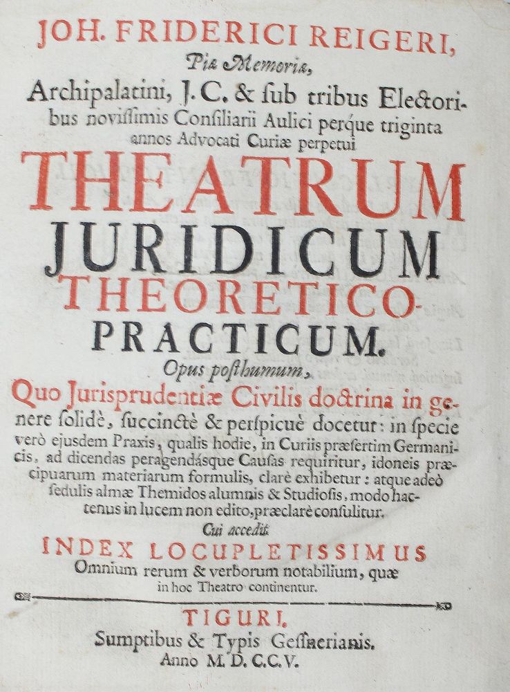 Große Abbildung Nr.1: 121-343 Reiger,J.F.: (Juridica und Kriminologie)