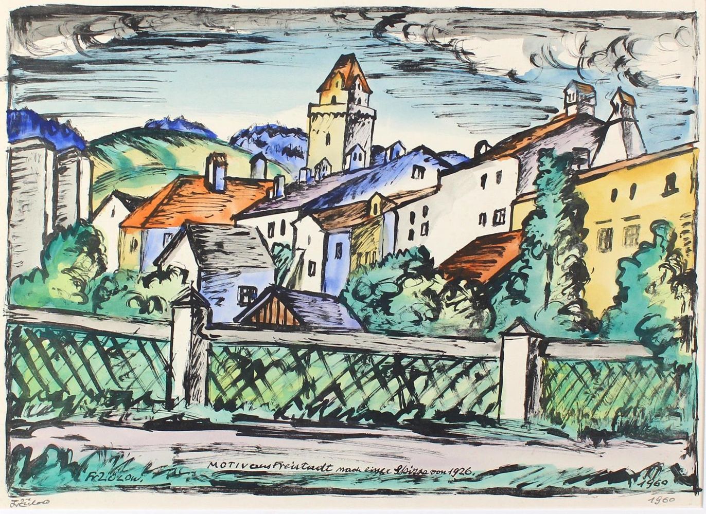 Große Abbildung Nr.1: 121-3464 Zülow, Franz von: (Künstlergraphik)