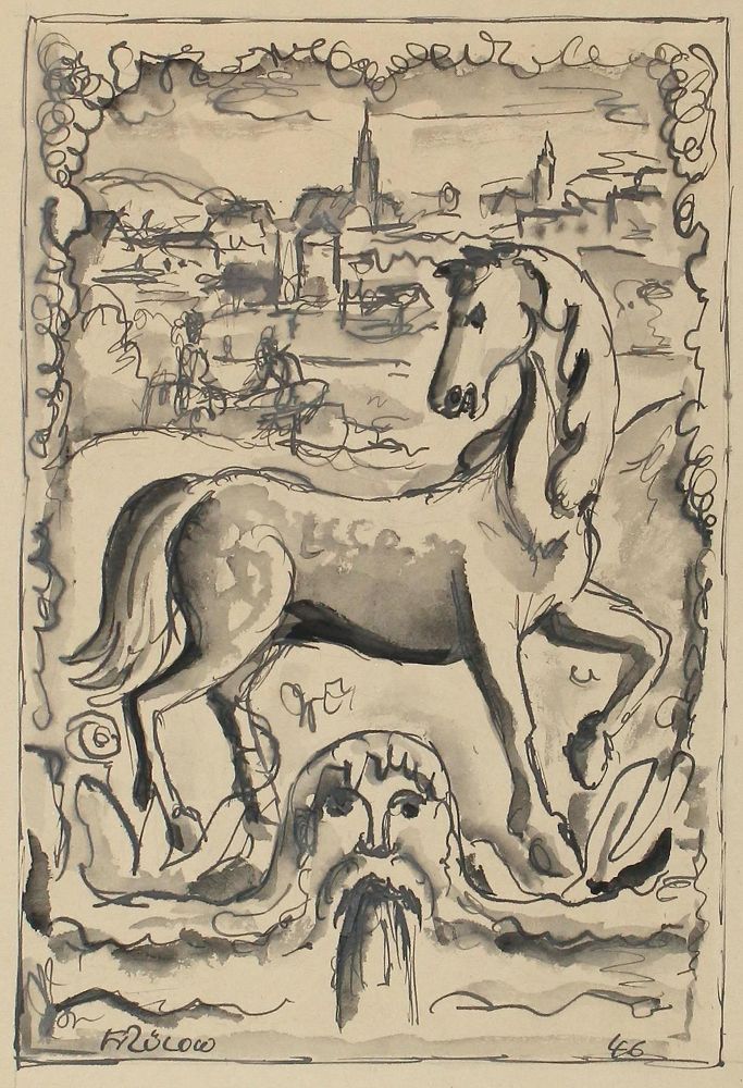 Große Abbildung Nr.1: 121-3465 Zülow, Franz von: (Künstlergraphik)