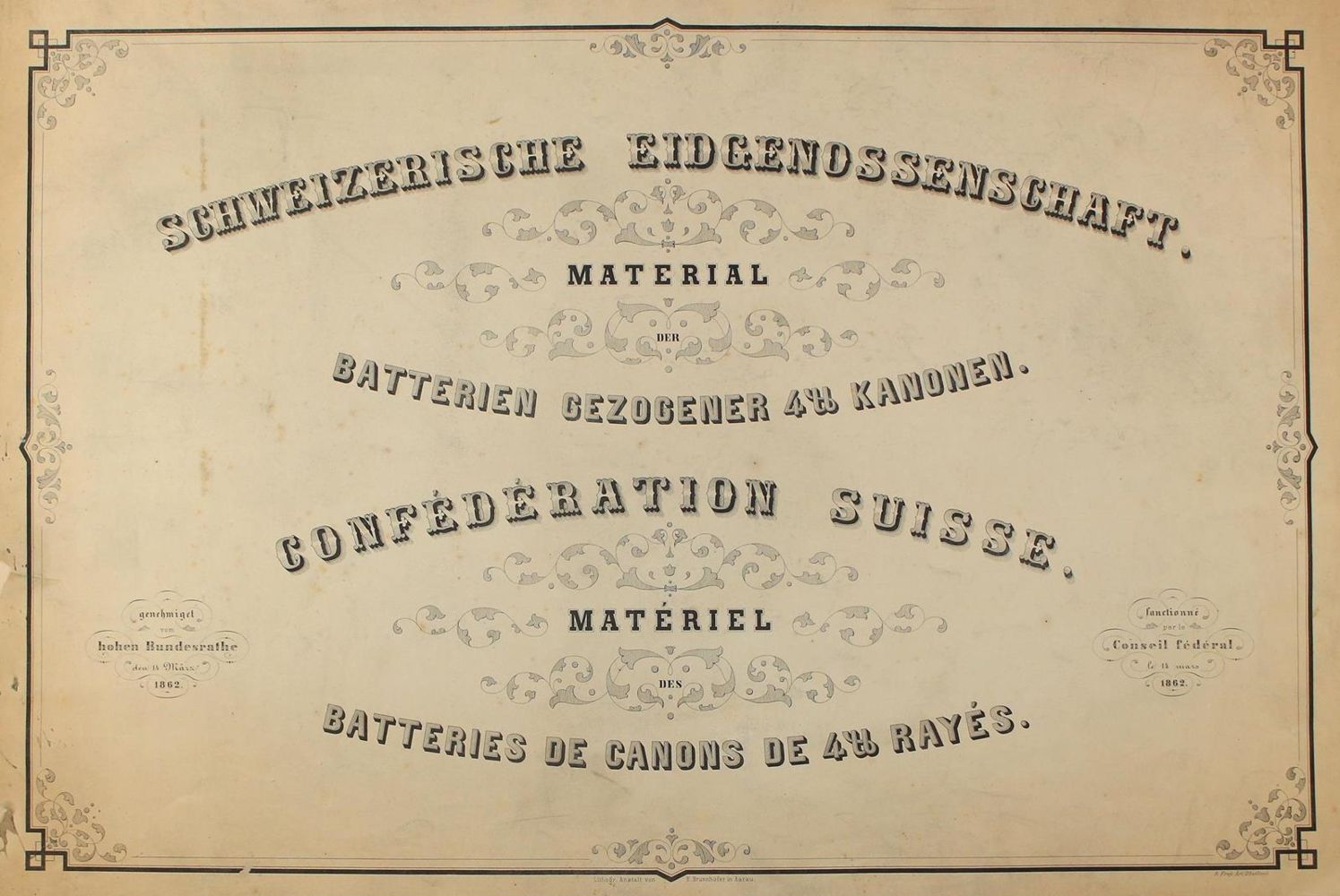 Große Abbildung Nr.2: 121-371 Schweizerische Eidgenossenschaft.: (Militaria, Artillerie)
