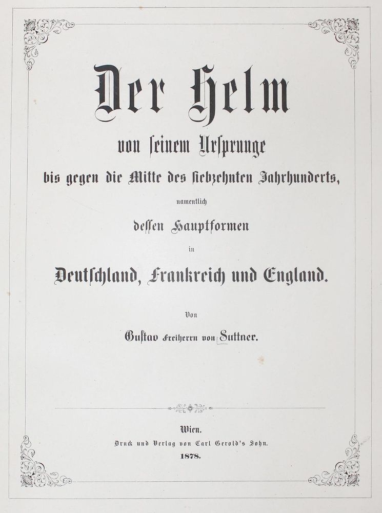 Große Abbildung Nr.2: 121-377 Suttner, G. Frhr. von,: (Militaria, Helme)