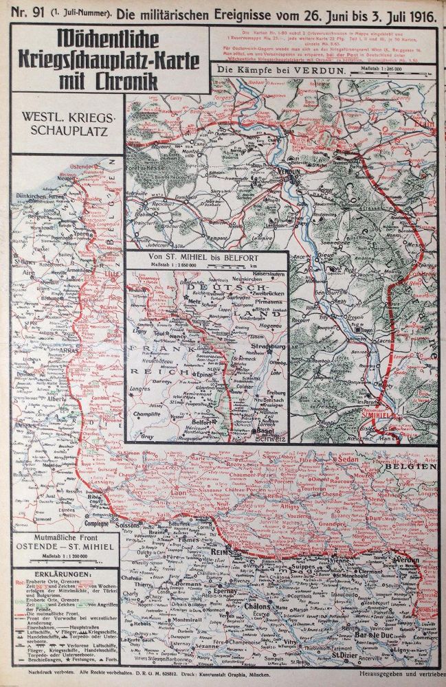 Große Abbildung Nr.1: 121-382 Militärischen Ereignisse, Die,: (Militaria)