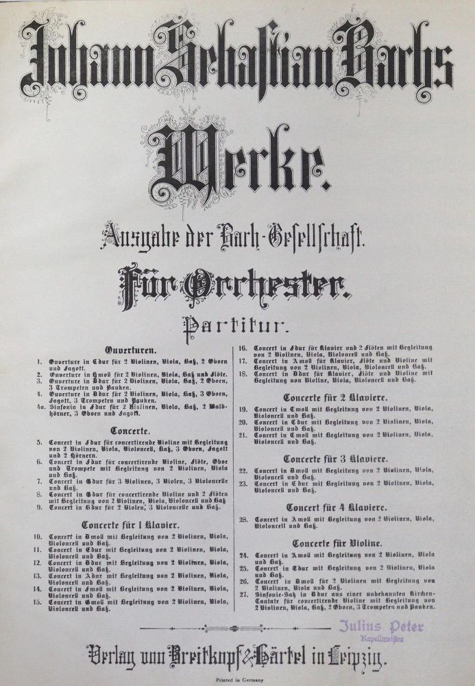 Große Abbildung Nr.1: 121-402 Bach,J.S.: (Musik)