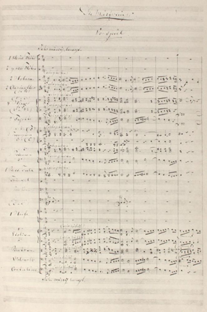 Große Abbildung Nr.1: 121-407 Wagner,R.: (Musik, Faksimile)