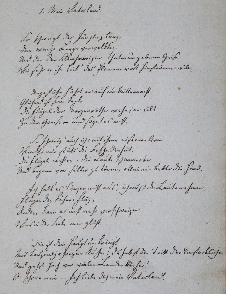 Große Abbildung Nr.1: 121-411 Fellenberg,W.: (Musik, Handschriften)