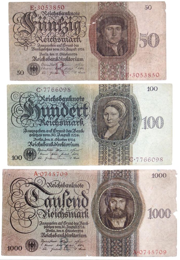 Große Abbildung Nr.1: 121-425 Geldscheinsammlung, Inflationsgeld.: (Numismatik u. Siegelkunde, Medaillen)