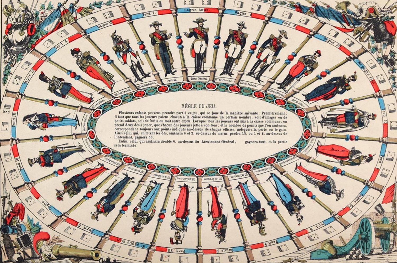 Große Abbildung Nr.1: 121-455 Würfelspiel.: (Spiele)