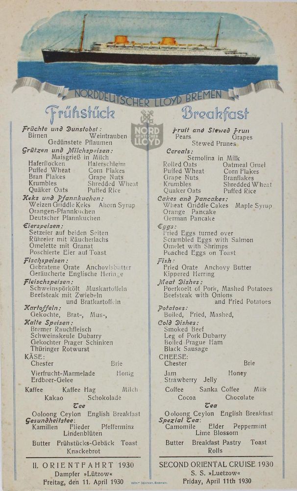 Große Abbildung Nr.1: 121-466 Speisekarten.: (Küche und Haushalt, Gaststätten-Hotellerie)