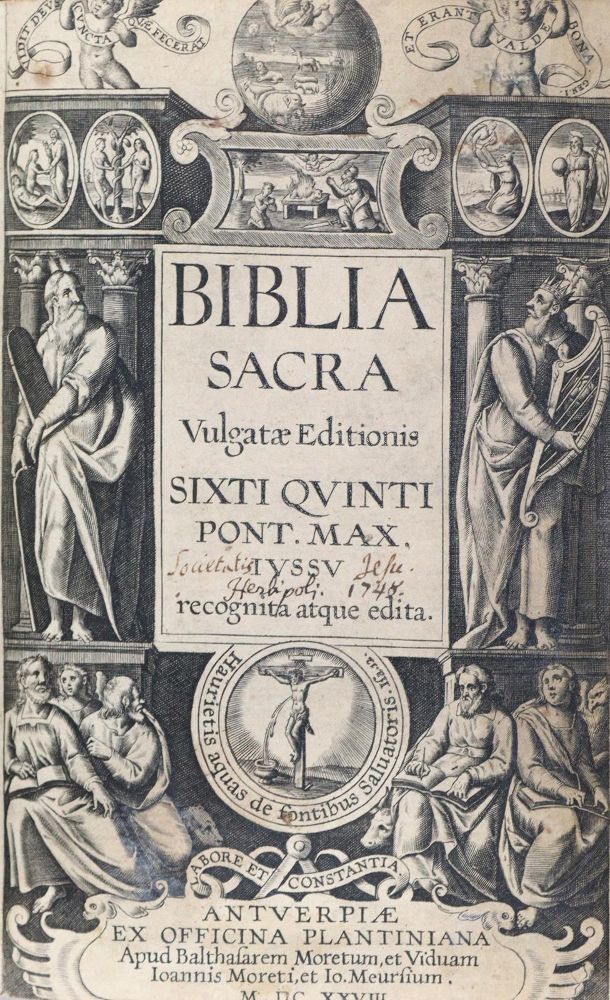 Große Abbildung Nr.1: 121-48 Biblia Sacra: (Bibeln)