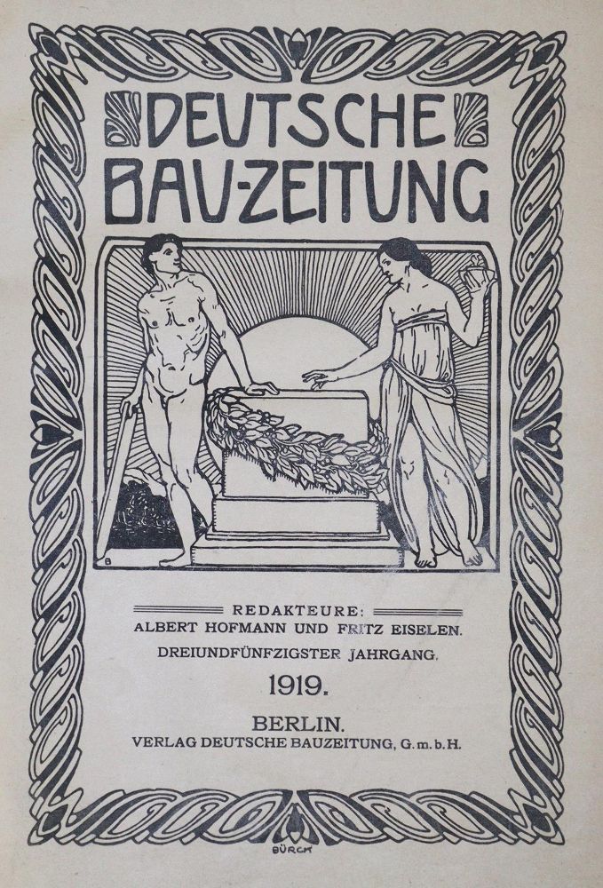 Große Abbildung Nr.1: 121-497 Deutsche Bauzeitung.: (Architektur)