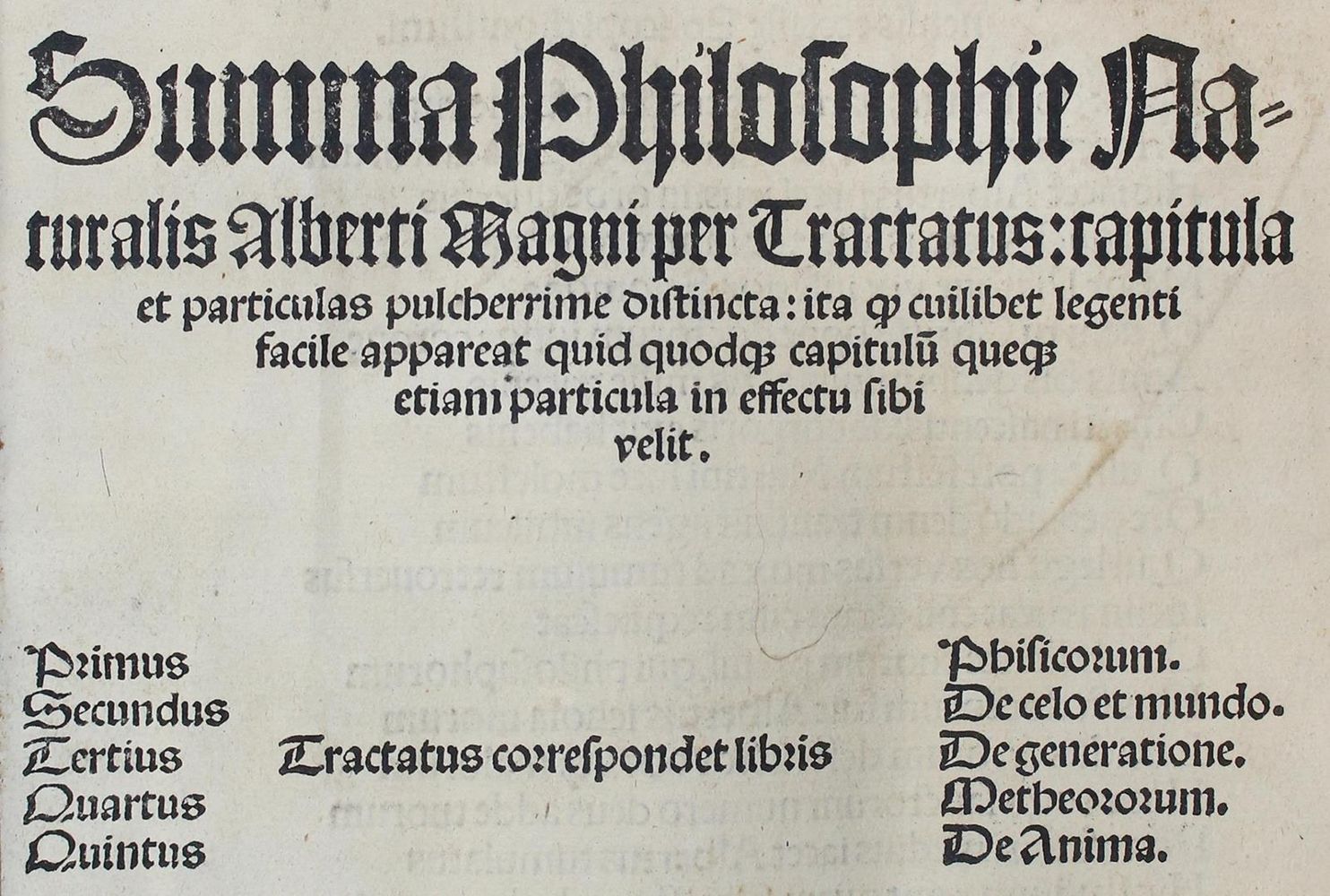 Große Abbildung Nr.1: 121-5 Albertus Magnus.: (Alte Drucke, Handschriften und Theologie)