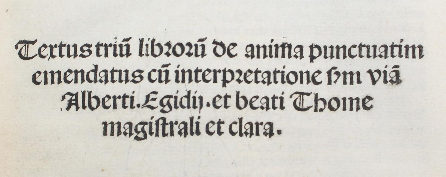 Große Abbildung Nr.2: 121-5 Albertus Magnus.: (Alte Drucke, Handschriften und Theologie)