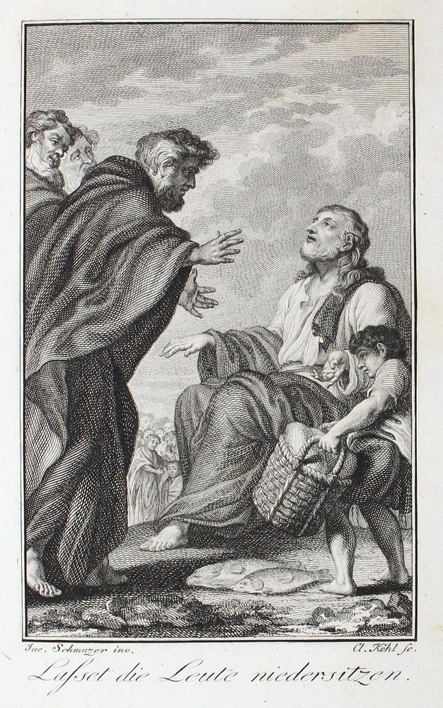 Große Abbildung Nr.1: 121-53 Geschichte des Lebens Jesu mit Kupfern.: (Bibeln)