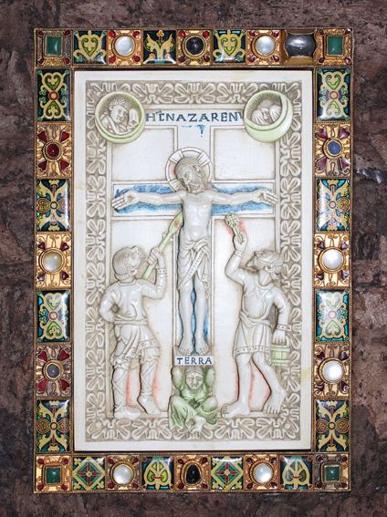 Große Abbildung Nr.1: 121-565 Goldene Evangelienbuch: (Faksimile)